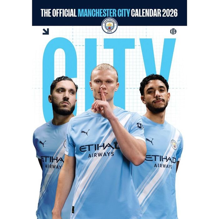 FC Manchester City Оригинален календар 2026 | Стенен