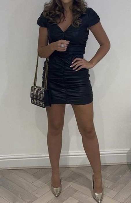 Кожена рокля Zara