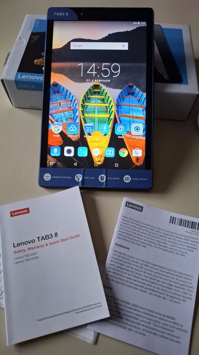 Таблет Lenovo Tab 3  8"  RAM 16GB Black