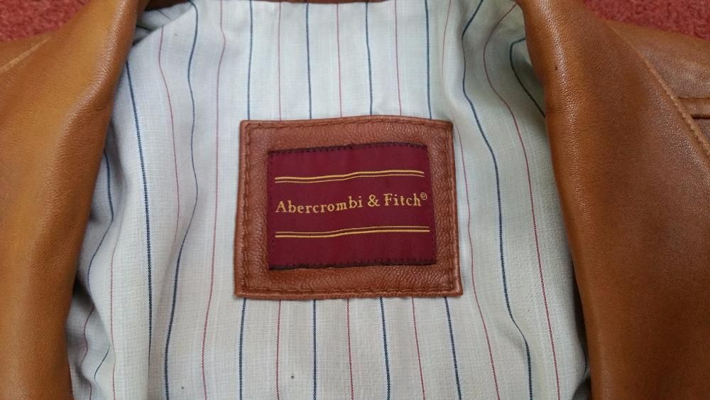 Geaca piele naturala Abercombie and Ftich originala nr 50