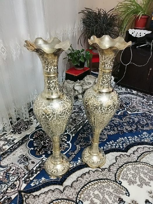 Посуда из Индии чак Чук , шоколадницы ,Вазы металл Латунь Новое В Нали