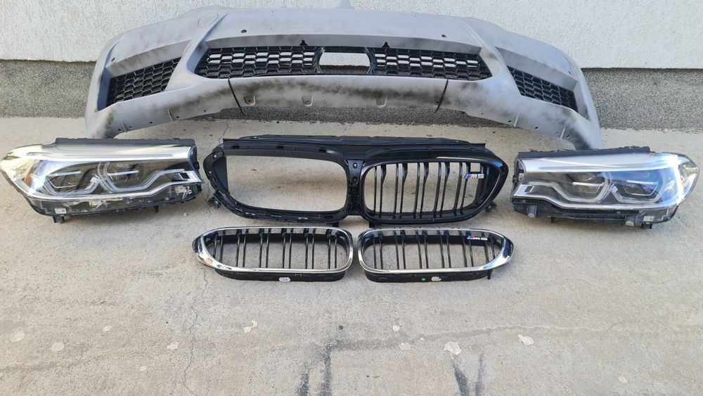 Bara fata completa grila far full led adaptiv BMW  5 M5 F90 2015...201
