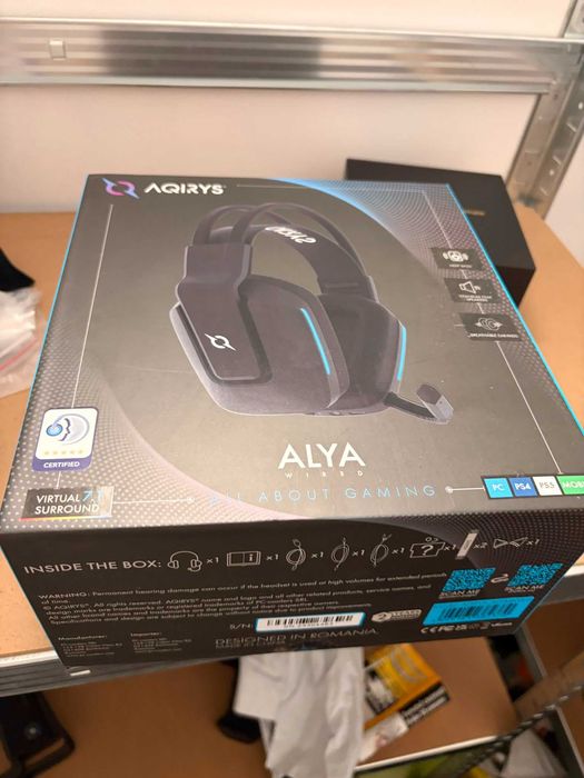 Casti Aqirys ALYA noi, desigilate doar pentru test, Garantie 2 ani