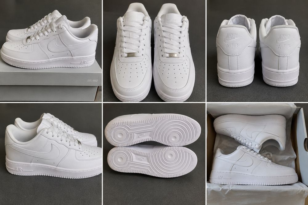 Nike Air Force 1 белые, новые, 41 размер.