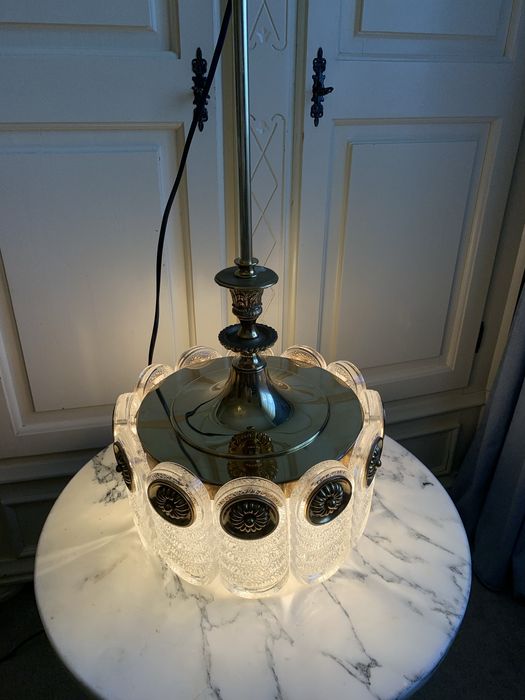 Mid century lustra candelabru