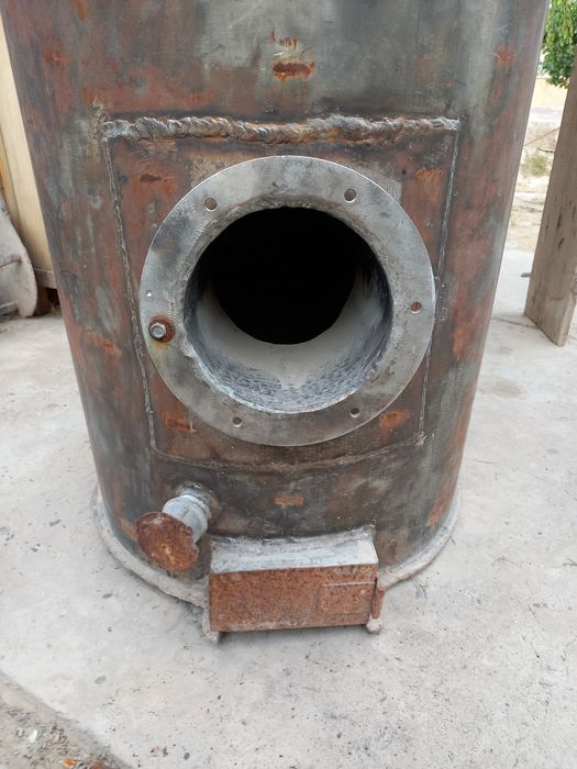 Котёл для отопления из нержавейки (советский)
