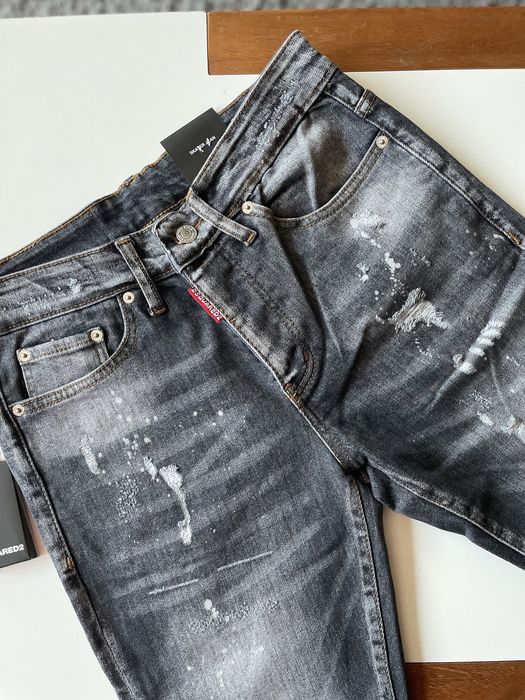 Мъжки дънки в черен цвят