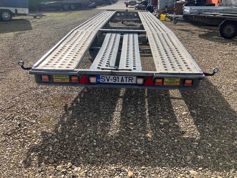 Platforma WIOLA Trailer 8m lung dublu 3 axe