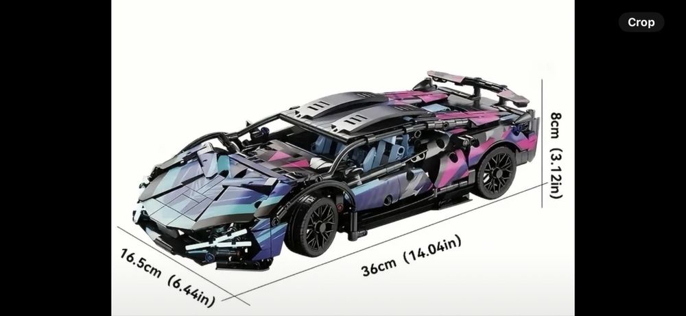 Kонструктор спортна кола тип LEGO Technic -