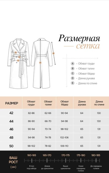 Новое пальто премиального силуэта