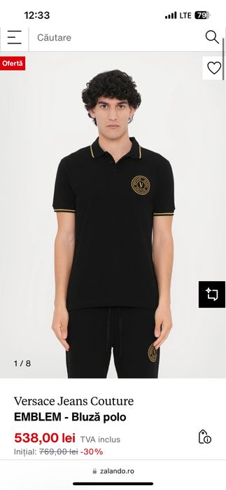 Tricou Versace Jeans Original cu factura