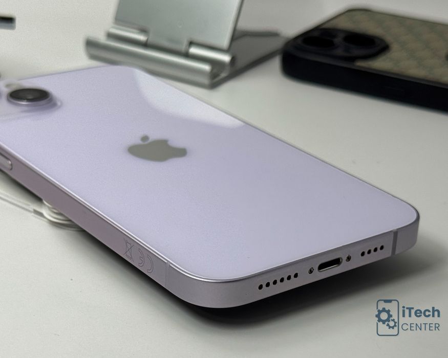 iPhone 14 Plus, 128GB, Purple, 100% батерия, КАТО НОВ, ГАРАНЦИЯ!