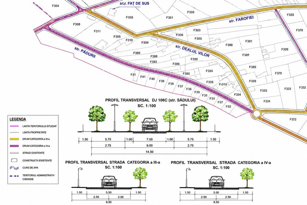 Teren de vânzare, 1300 mp, zonă suburbană CISNADIE