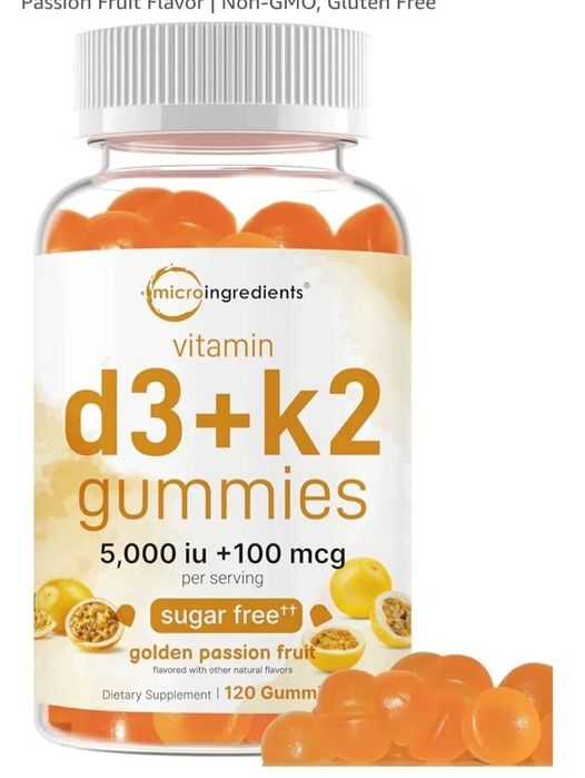 Vitamin d3 5000, d3 k2 ,д3 к2, 120  tali,Amerika maxsuloti, d3 5000 me