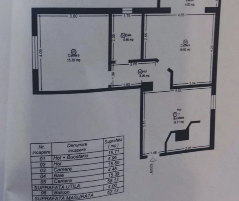 Devinzare, în zona Bucovinei un apartament cu 2 camere decomandat — fotografia 1