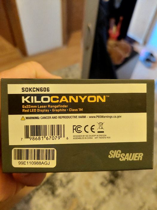 Далекомер SIG Sauer Kilo CANYON LRF 6x22mm Red LED Display Graphite