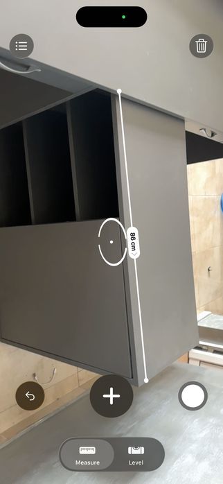 Офис бюро/рецепция в графитен цвят – 251 см