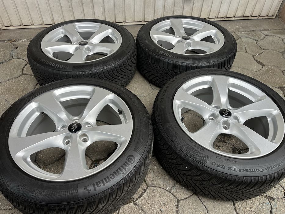 Jante aliaj 5x108mm, anvelope 225/50 R17 Ford, Peugeot, Citroen