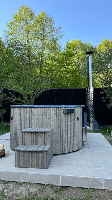 Ciubăr Fibră de Sticlă cu Sobă Integrată - D200