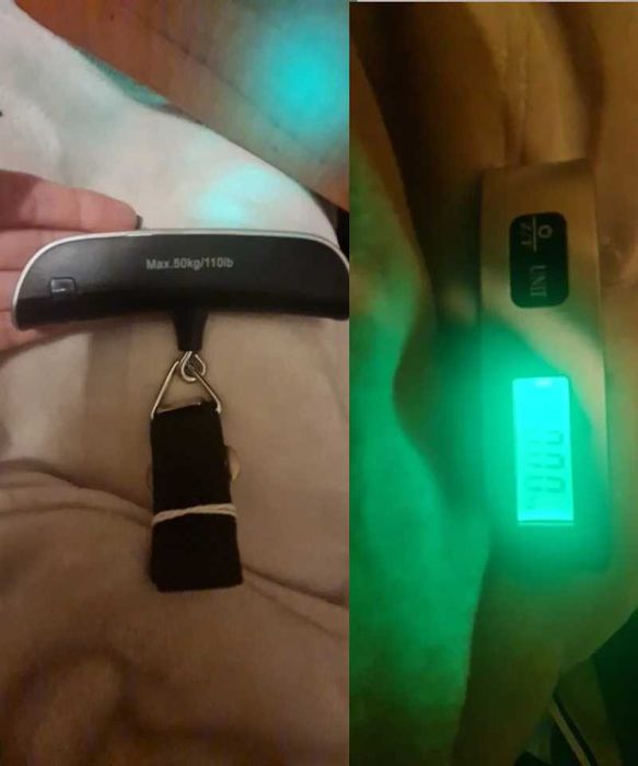 Везна за претегляне на багаж до 50кг/Ръчен кантар за самолетен багаж