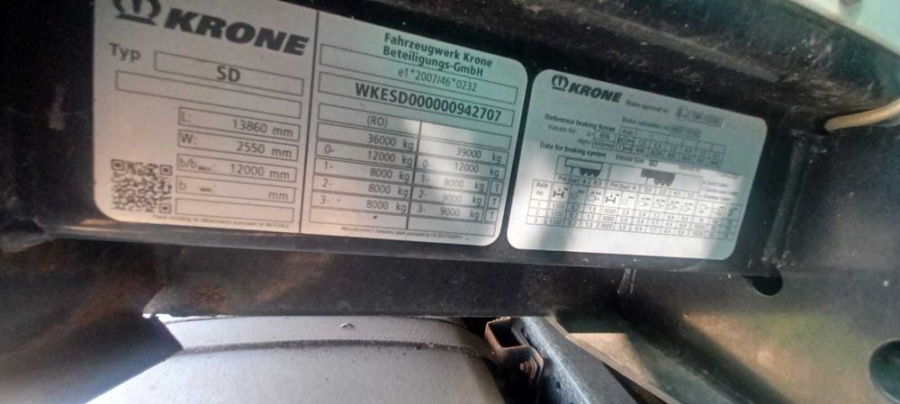 Ansamblu MAN TGX + Semiremorcă KRONE cu prelată la un Preţ PROMOŢIONAL