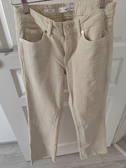 Blugi Mango, marimea S, bej