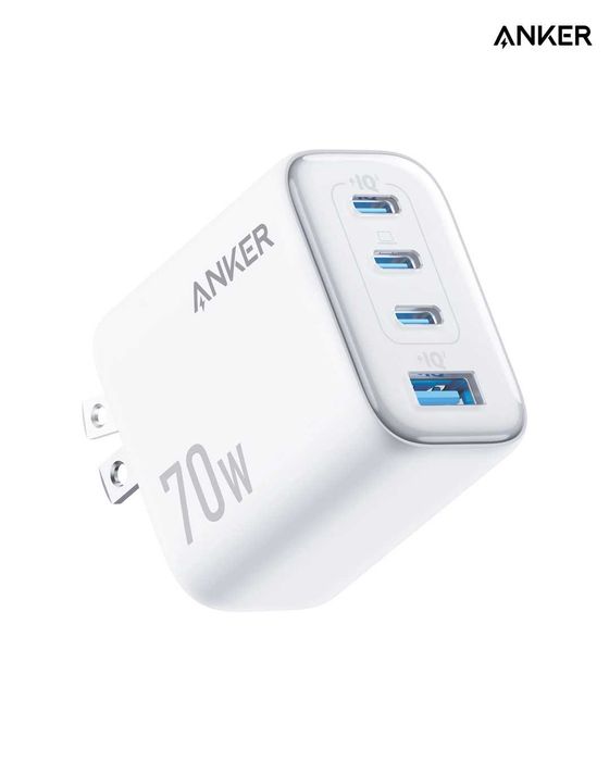 Зарядные устройства Anker 70W & 30W GaN + 2 USB-C кабеля