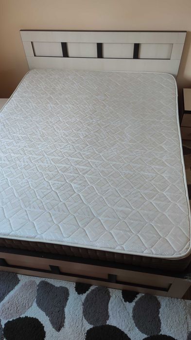 Pat/Cadru de pat + Saltea Superortopedica Lux Saltex