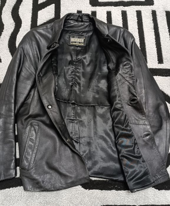 Пиджак мужской кожа