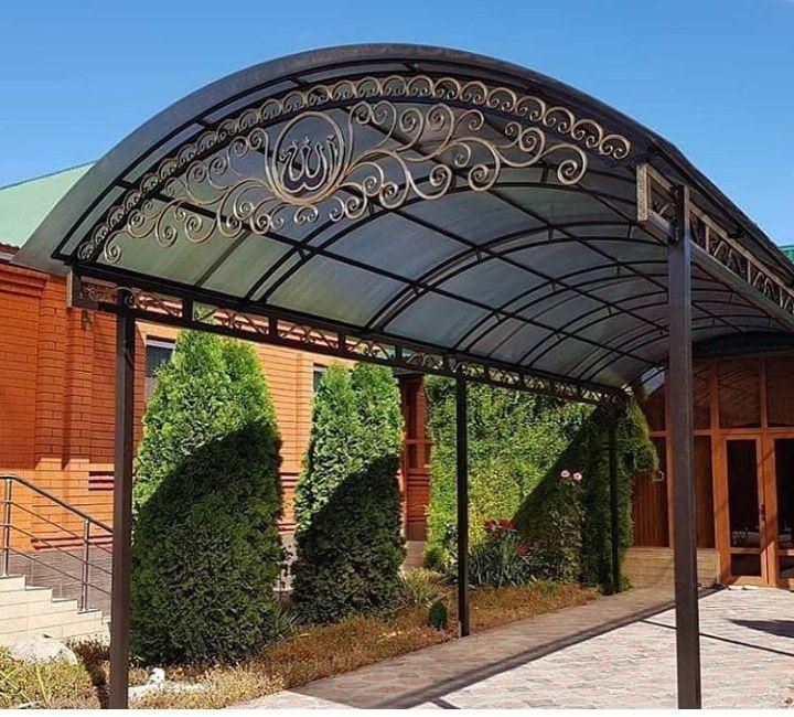 Навес, Лексан,Ворота, Перила, Хай-тек, Решётки