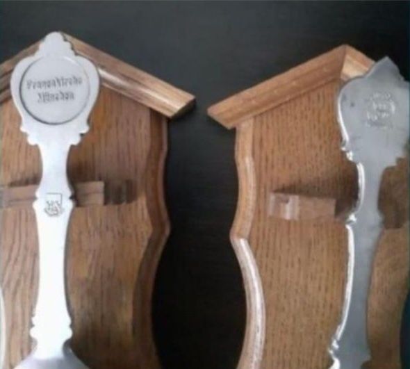 Linguri zinc pe panoplie