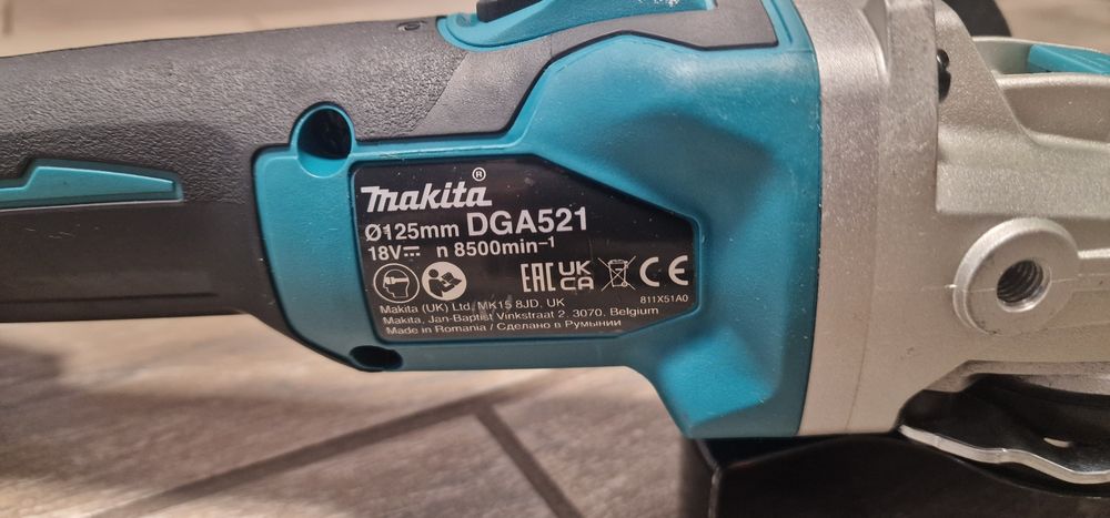 акумулаторен ъглошлайф Makita DGA521