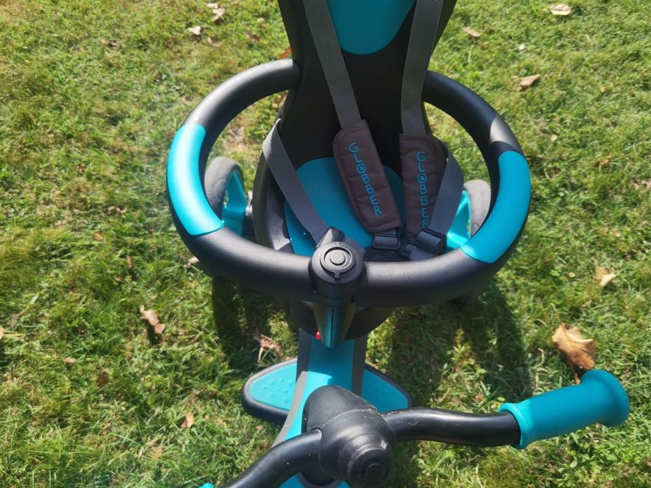 Детска триколка 4 в 1 Globber -Trike Explorer, синьо-зелена