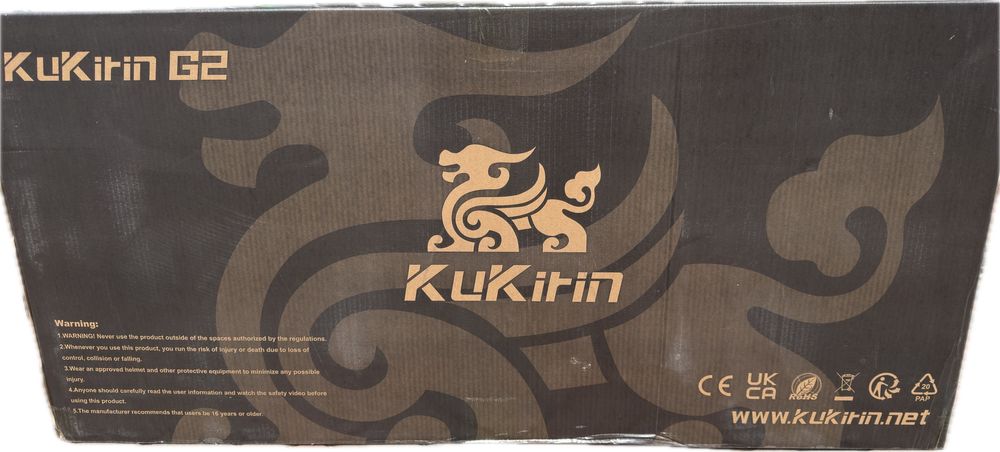Kukirin g2 versiunea noua 2026 cu aparatoare fata