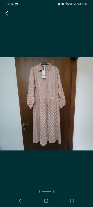 Rochie noua Zara broderie englezeasca