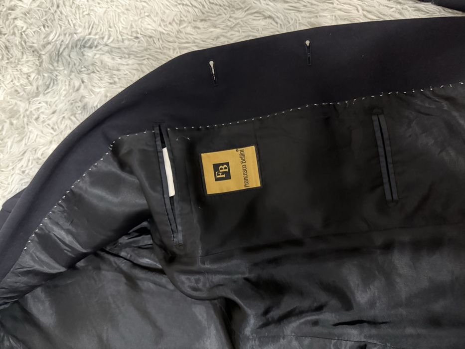 костюм темно синий