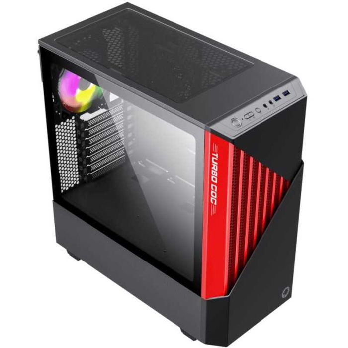 Carcasa PC Gamemax Contac OC Black/Red