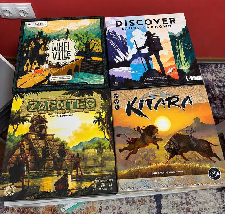 Общо 30 EUR - Kitara, WheelVille, Zapotec, Discover