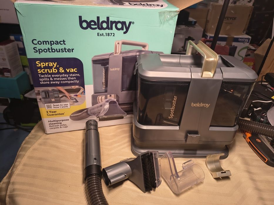 Перяща прахосмукачка за килими, тапицерия и автомобили, премахва разли