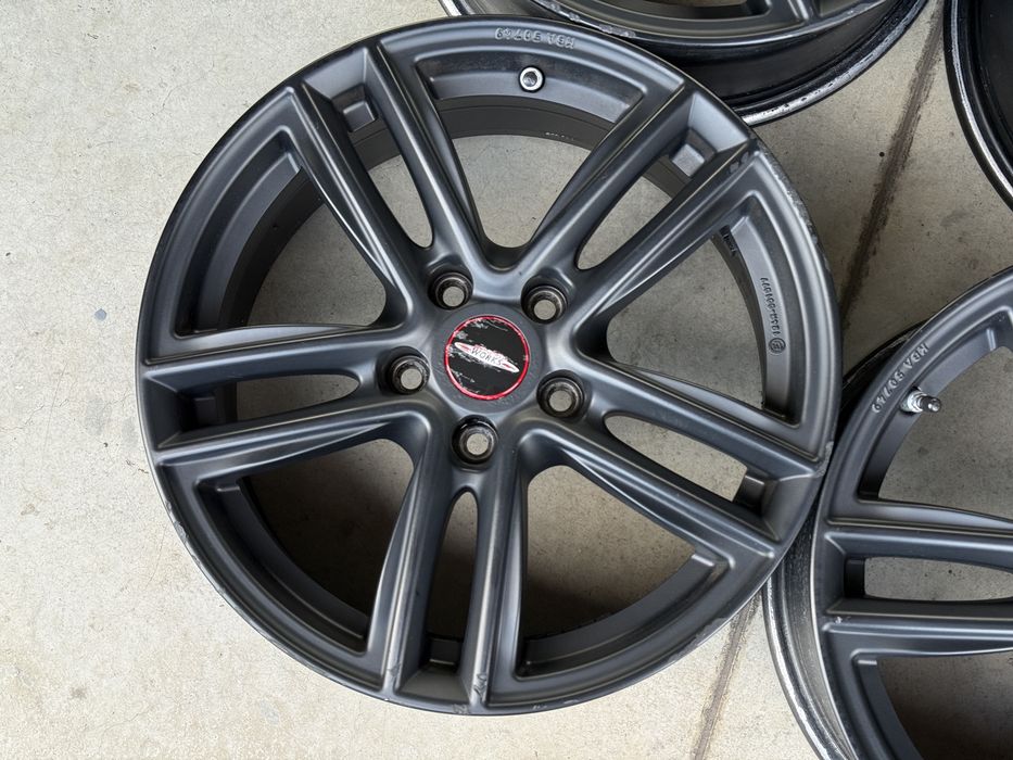 4бр. ОТЛИЧНИ 17” Джанти “BROCK RC27” 5х112 за -MERCEDES/VW/AUDI/SKODA/SEAT/VAG- 7.5Jx17H2, ET52
