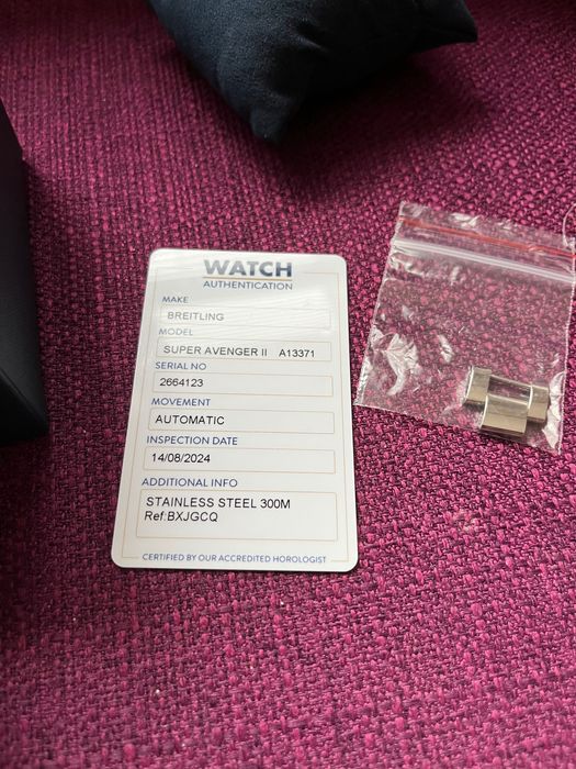 Breitling Super Avenger II Cream Dial Limited