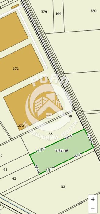 Продава се Парцел в с. Радиново, Област Пловдив - 11523 кв.м за 33 €/кв.м - Снимка #3