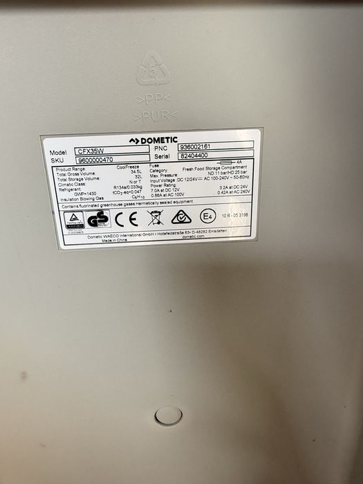 Frigider Dometic CFX35W