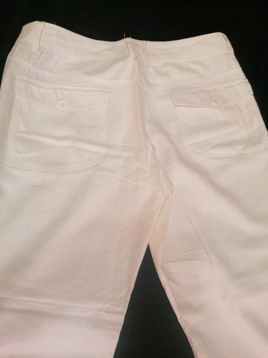 Pantaloni vara H&M albi mărimea 46 și 40