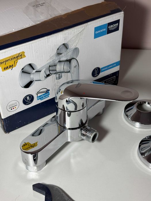 Baterie dus Grohe Swift, aparenta, crom, 24333001