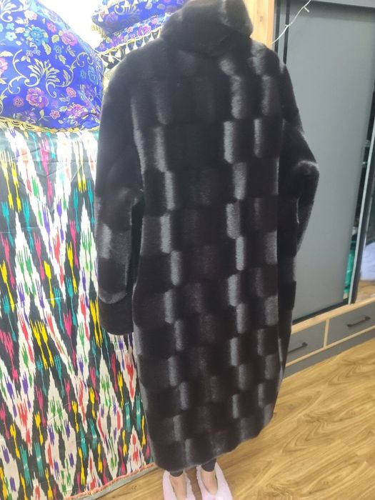 Норковая шуба элегантный