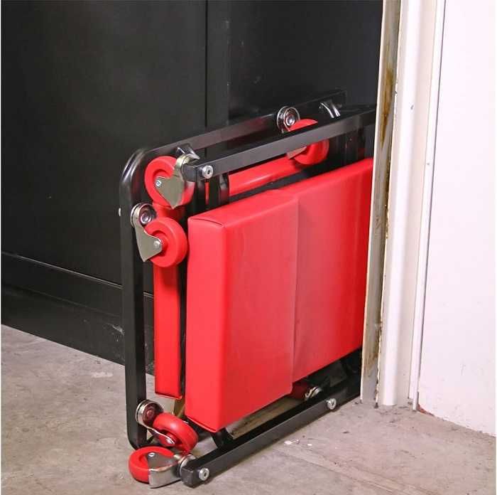 Сервизна сгъваема работна лежанка автосервиз гараж работилница