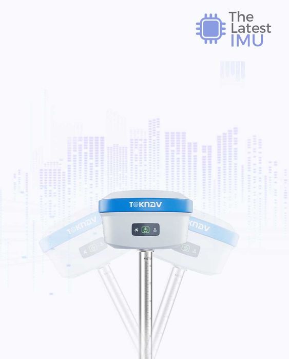 GNSS приемник T50 на TOKNAV - RTK приемник с лазерно измерване до 100м