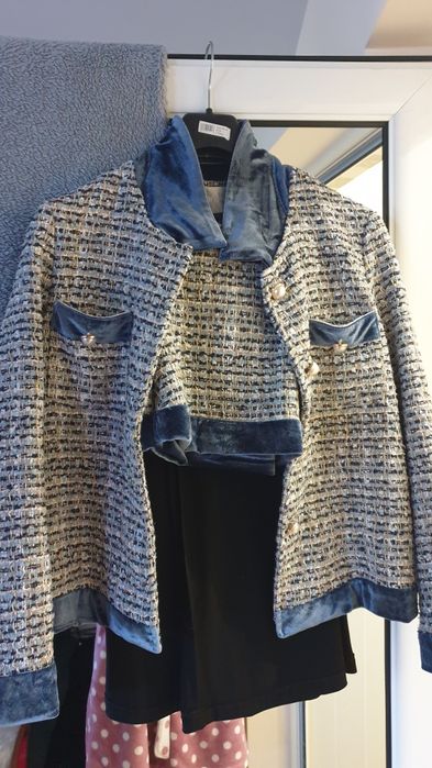 Костюмче в синьо.Малка Черна рокля