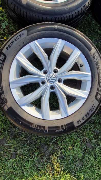 Jante originale Vw Tiguan R18, model  "KINGSTON",  Skoda Kodiaq SeatTerraco, cod  5NA 601 025 B